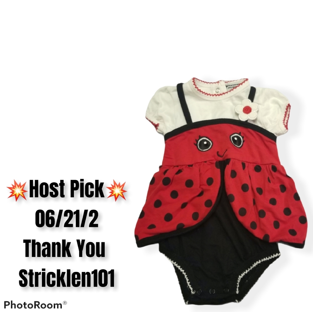 💖2/$15💖 Love Being Me Ladybug Outfit